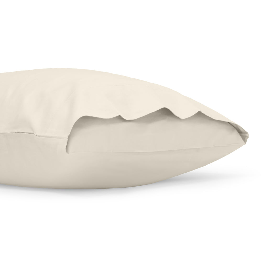 Cotton Sateen Pillowcases | 400 TC | Birch
