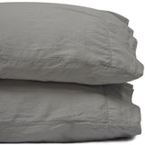 Cotton Sateen Pillowcase | Relaxed Storm Gray
