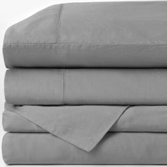 Cotton Sateen Pillowcase | Relaxed Storm Gray