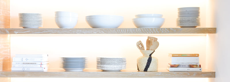 Accessorizing Kitchen Shelves