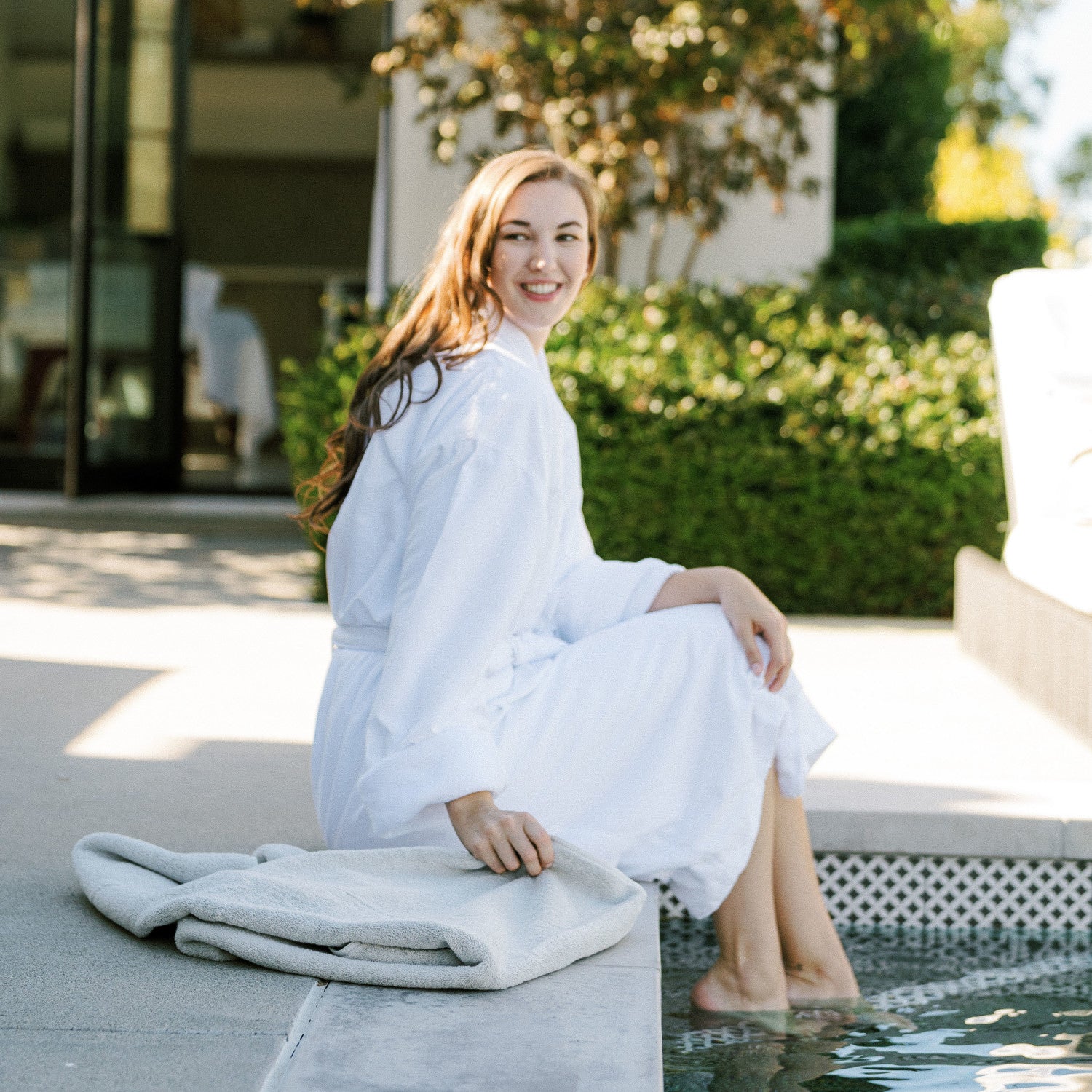 Plush Bathrobe | Soft Absorbent Spa Robe – Jennifer Adams® Home