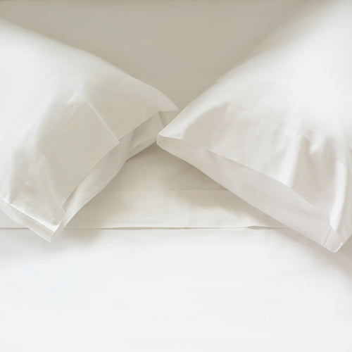 400 Thread Count 2 Piece White Standard Pillowcase